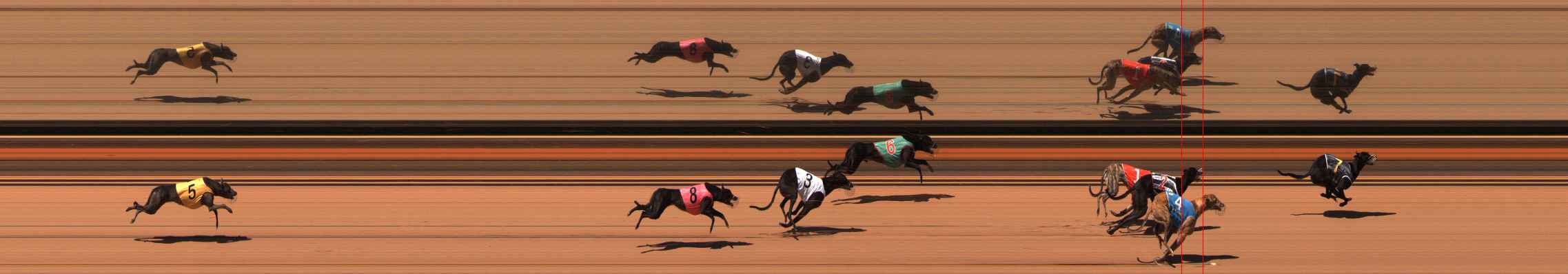 Race result finish photo